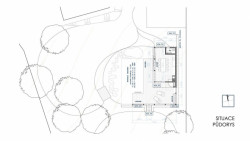 Zahradní altán, Rtyně v Podkrkonoší, Marek Wajsar, Jakub Kopecký - situace,půdorys