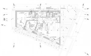 Letní dům u Štěchovic, Znamení čtyř - architekti, půdorys