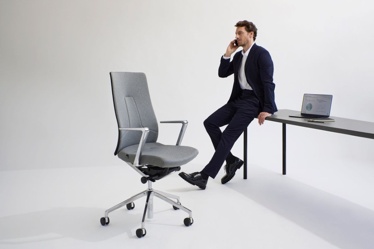 Židle FollowMe je technologicky nejkomplikovanější židle, kterou LD Seating kdy vyvíjeli.