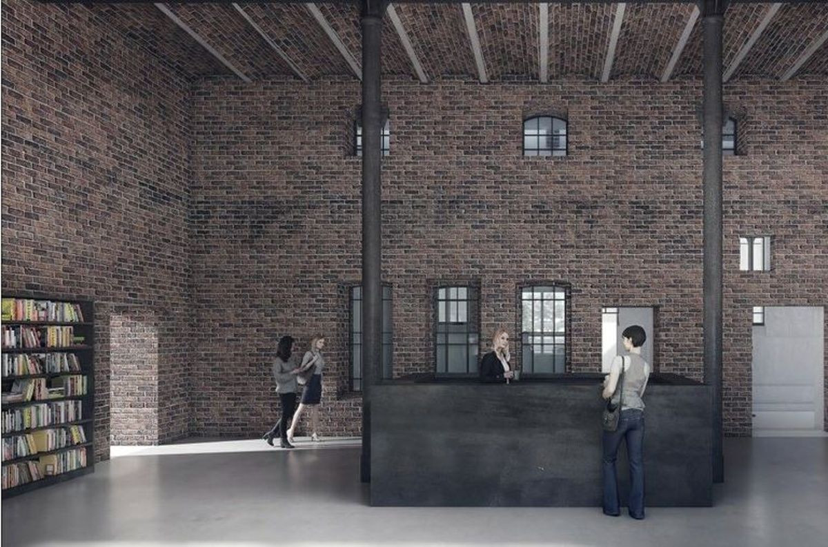 Návrh přestavby budovy bývalých jatek v Ostravě, Petr Hájek architekti