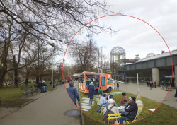 7.	Sherwood. Pojízdné kavárny, pár atraktivnějších míst k sezení, nové pěšiny. To vše přispěje k větší sociální kontrole a tím i větší bezpečnosti území.