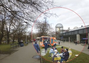 7.	Sherwood. Pojízdné kavárny, pár atraktivnějších míst k sezení, nové pěšiny. To vše přispěje k větší sociální kontrole a tím i větší bezpečnosti území.
