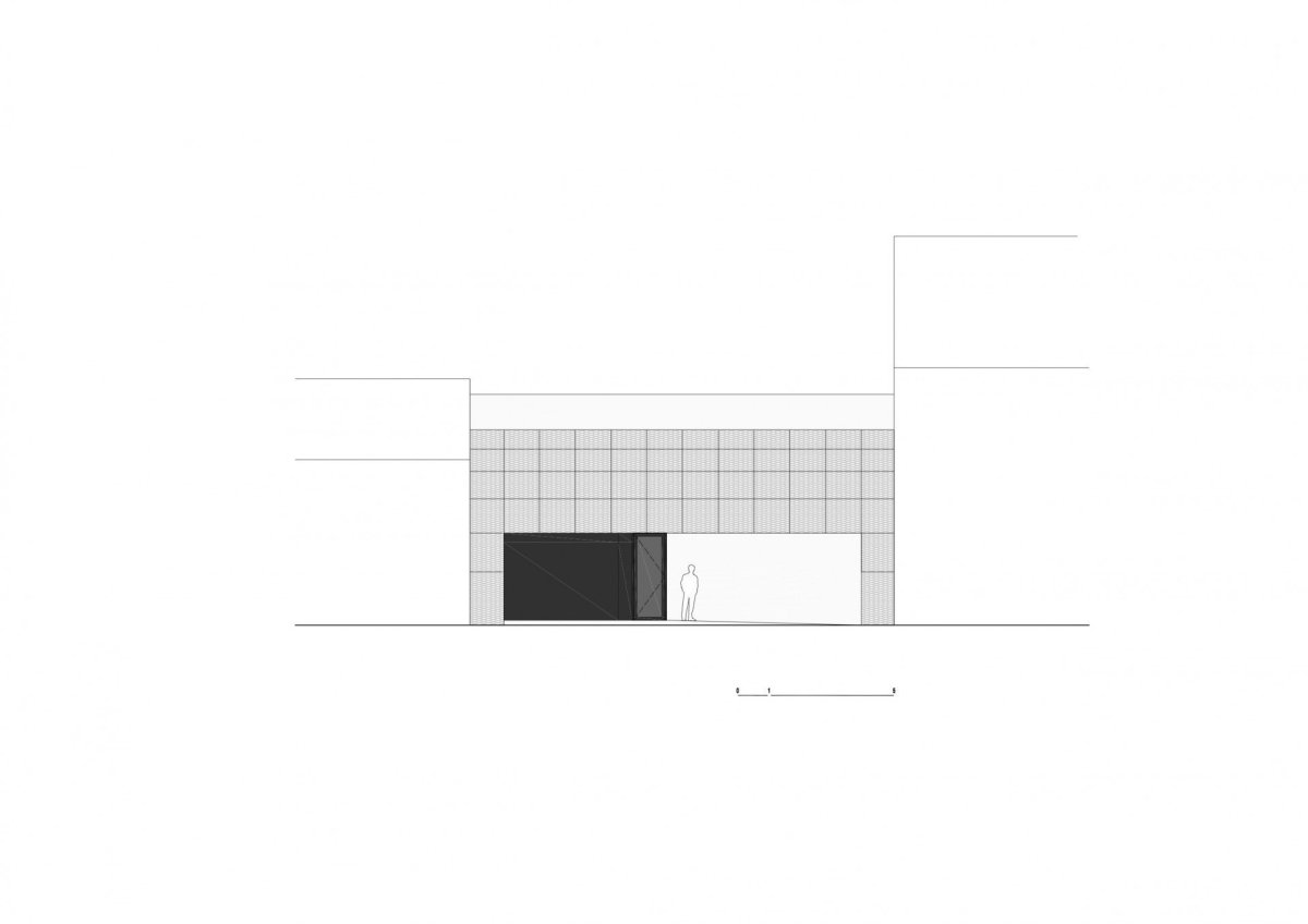 Rodinný dům Košinova v Brně, Mimosa architekti, pohled východ