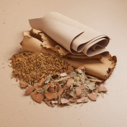 Marmoleum Cocoa je vyrobeno z recyklovaných surovin