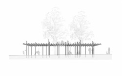 Supergola, boční pohled, [1:1] WORKSHOP