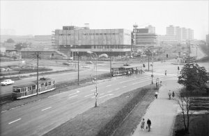 Prior v Mostě v době výstavby na začátku 70. let