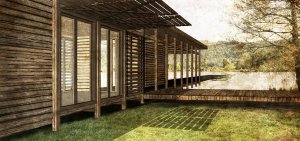 Vu Dinh Quang, Daniela Míková a Ondřej Novák, Malá architektura pro Velký rybník, kavárna a půjčovna lodí - foto