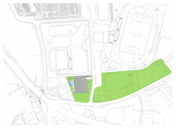 Architekti DRNH, Krytý plavecký bazén v Litomyšli, situace – foto