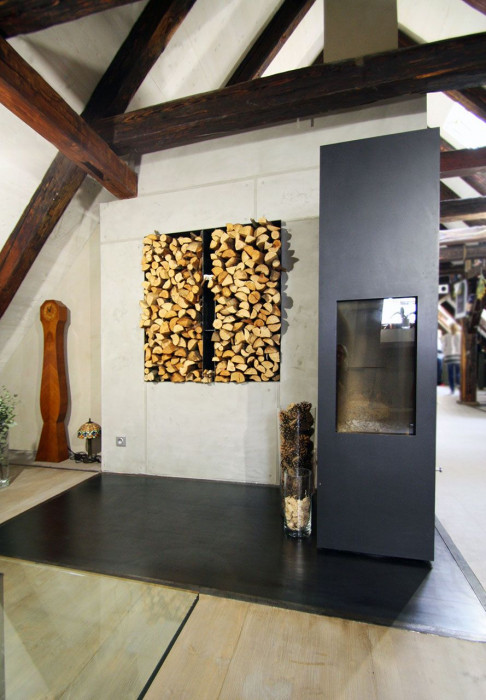 Olga Pokorná, podkrovní byt v Konviktské ulici v Praze - foto