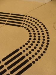 Kampus Wirstchaftsuniversität, Vídeň, specifický detail – foto