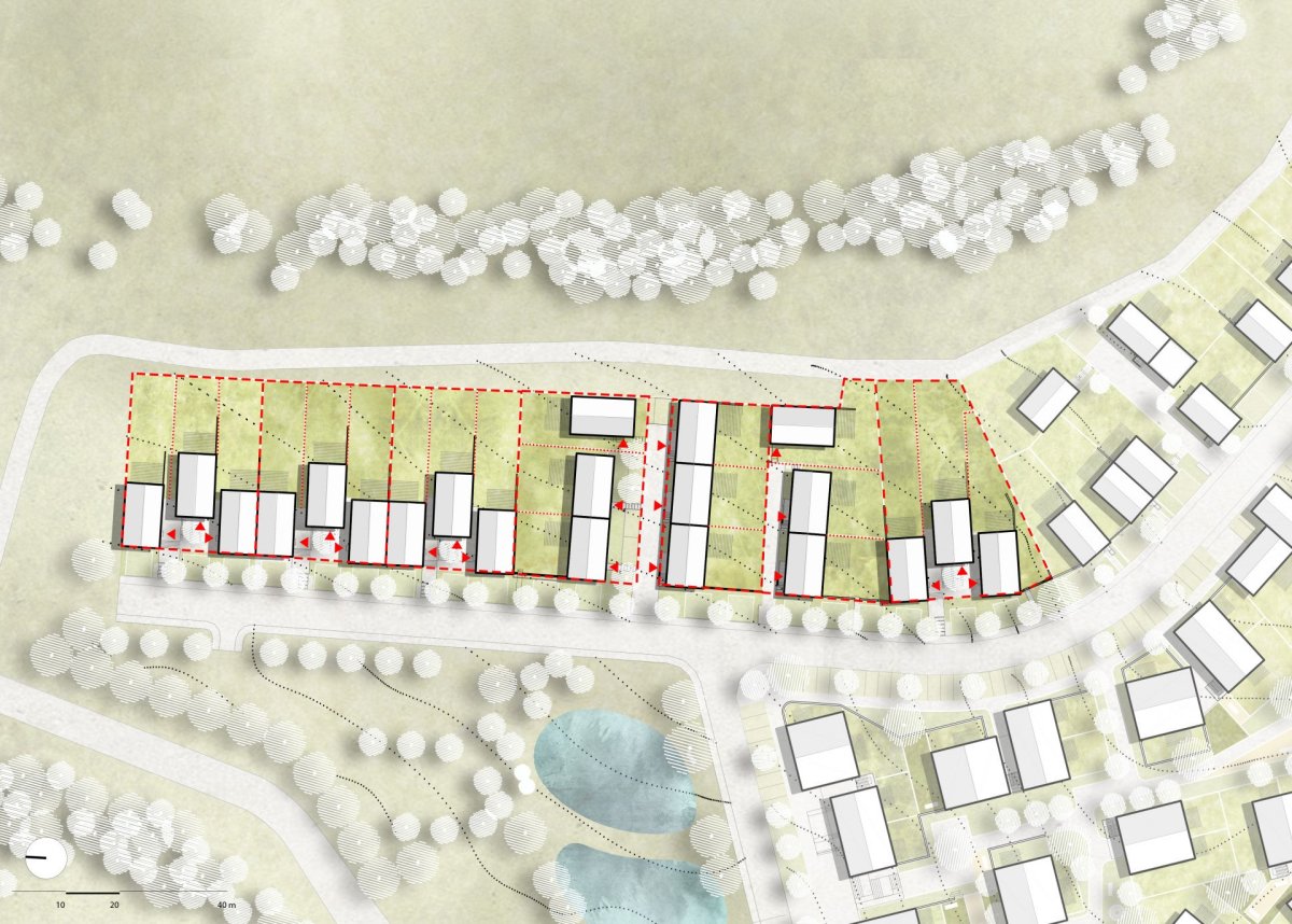 Green Village, monom, situace
