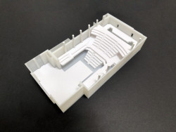 Koncertní síň v Ostravě od studií Steven Holl Architects + Architecture Acts, model návrhu.