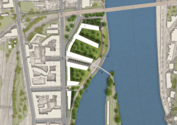 Šemíkův břeh, situace, FIALA+NEMEC.