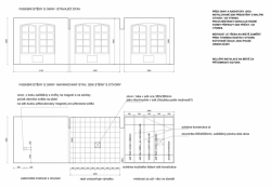 SKUPINA, Pokoje / možnosti prostoru, výstava, řešení fasádní stěny – foto