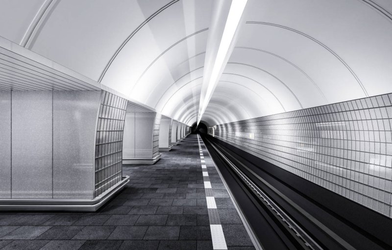 Stanice metra Českomoravská - jak má vypadat po rekonstrukci.