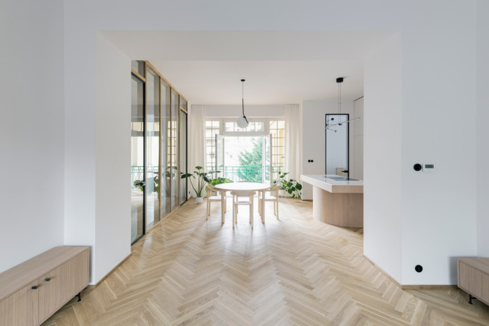 Interiér bytu HLB, Kuklica Smerek architekti / Peter Kuklica, Martin Smerek, Juraj Hubinský