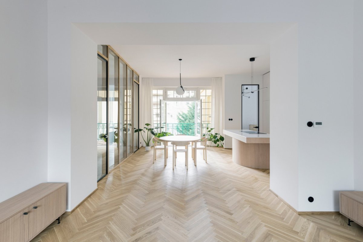 Interiér bytu HLB, Kuklica Smerek architekti / Peter Kuklica, Martin Smerek, Juraj Hubinský
