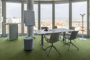 Wiesner-Hager vybavil kanceláře společnosti UNIQA ve Vídni s ohledem na udržitelnost a recyklaci