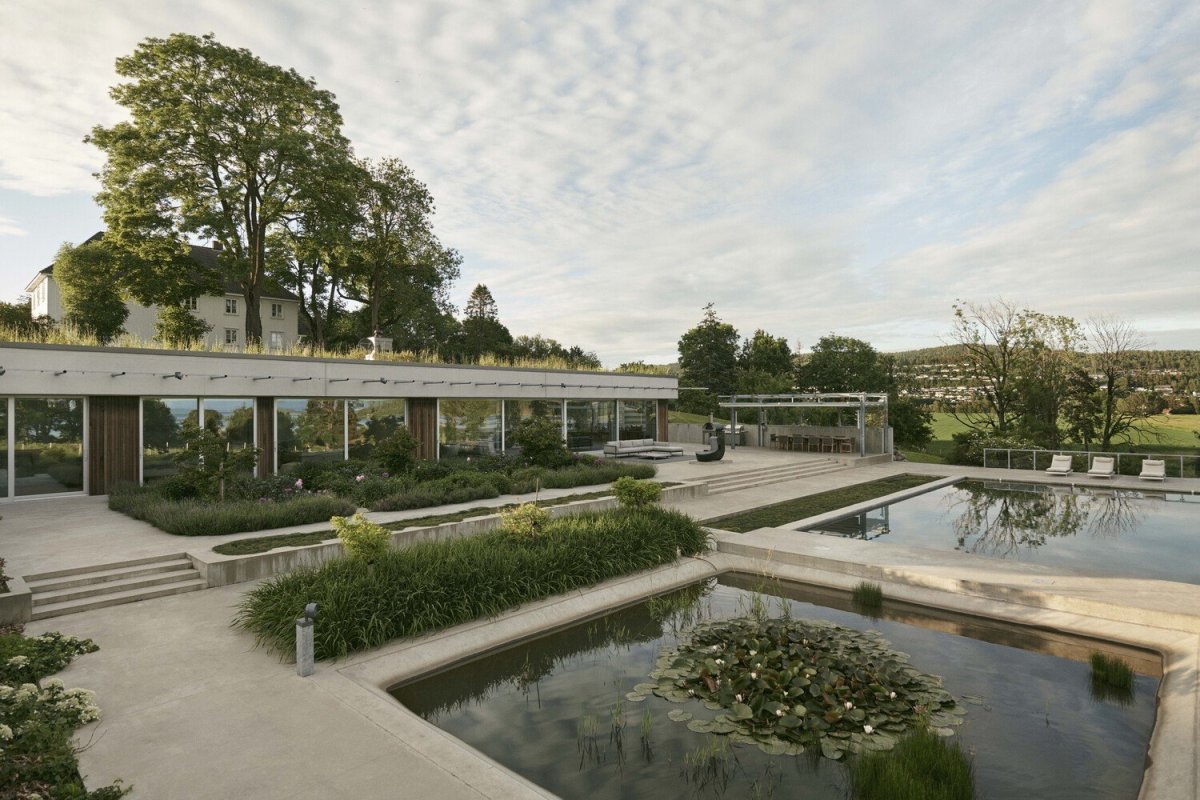 Luxusní vila z betonu od dánských CF Møller Architects