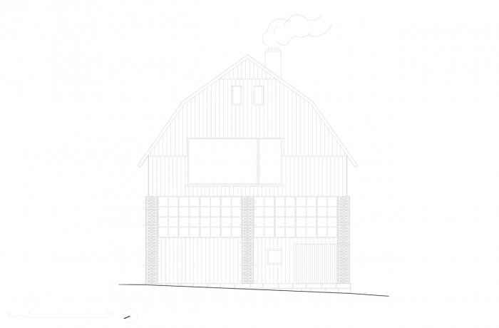 Studio Raketoplán, Stodola Benešov, pohled jižní – foto