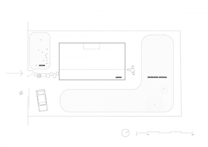 IST - Rodinný dům, situace, JRKVC