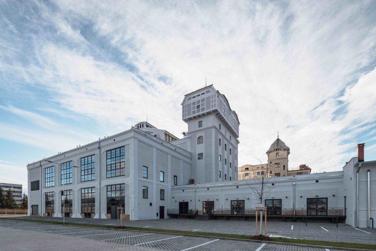 TechTower Plzeň: Industriální budovy postavila před první světovou válkou významná stavební společnost Müller a Kapsa podle návrhu Bohuslava Strébla