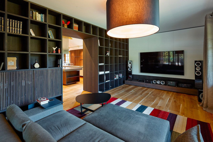 beef, Interiér vily v Průhonicích – foto