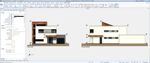 Na předměstí desetitisícového západočeského města roste moderní rodinný dům. Za jeho architekturou stojí Petr Sladký, projekční část zajistila kancelář AW Projekt. (na obrázku pohledy)