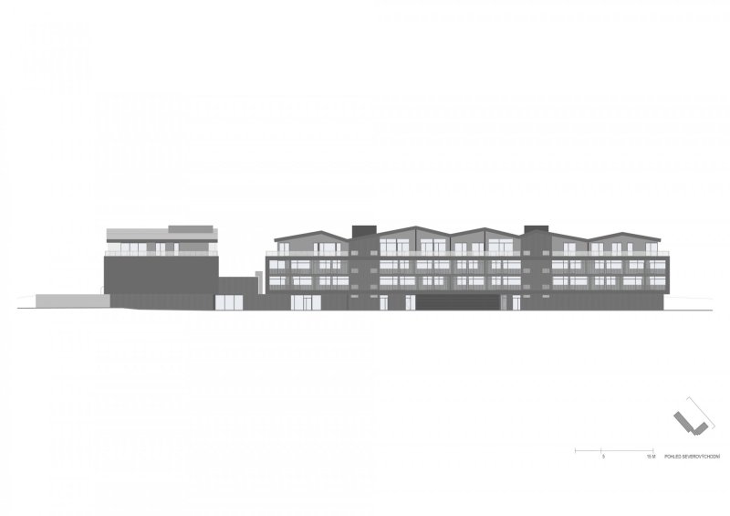 Tee House Beskydy, CMC architects, pohled SV