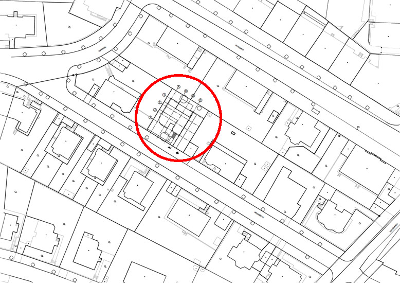 Mstská vila Procházkova, AP ateliér, situace