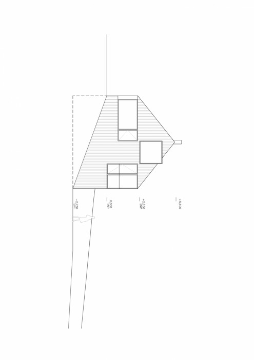 Rodinný dům v Krkonoších, Fránek Architects / Zdeněk Fránek, pohled severozápadní