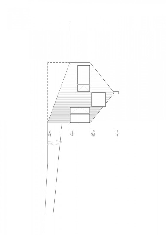 Rodinný dům v Krkonoších, Fránek Architects / Zdeněk Fránek, pohled severozápadní