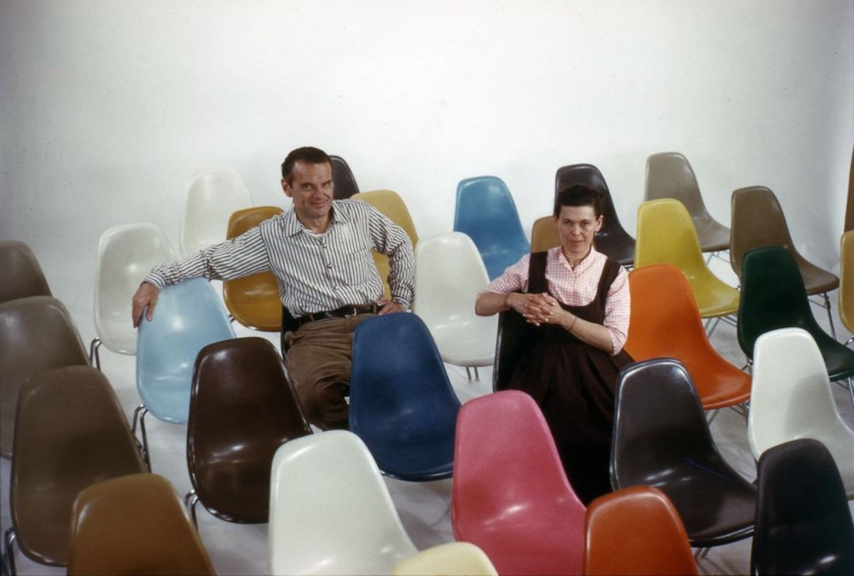 Eames fiberglass chair. Foto: Eamaes Office