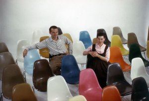 Eames fiberglass chair. Foto: Eamaes Office