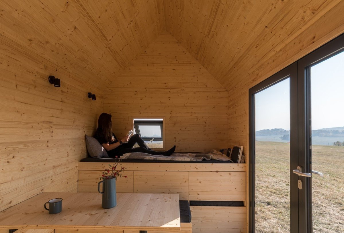 Mobilní domek Mobile Hut, ARTIKUL architekti.