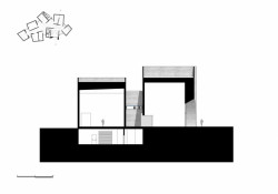 Interpretation Centre of Romanesque, řez, spaceworkers