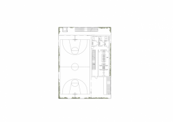 SLLA, Komunitní centrum Máj, půdorys 4. NP – foto