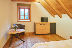 Všechny ložnice jsou velmi útulné. 