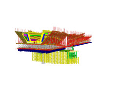 Kompletní technický návrh systému bednění byl zpracován v 3D od PERI