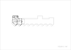 Půdorys 7. NP (Rezidence Starý pivovar v Brně-Králově Poli, Atelier RAW)