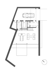 Půdorys 1. NP (Vila Troja, Stempel & Tesar architekti)