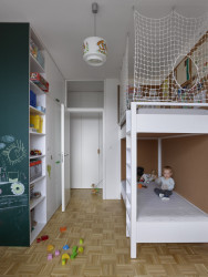 Rekonstrukce bytu a bytového domu Nový Svet, ARCHITEKTI mikulaj & mikulajová - Dětský pokoj