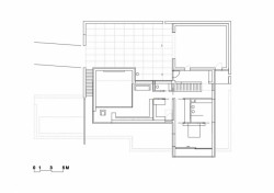 Vila v Beskydech, půdorys 2NP, TREF-Architekti