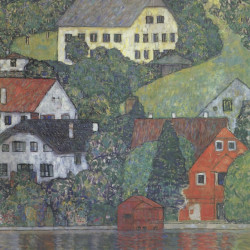 Gustav Klimt, Domy v Unterachu na Attersee, 1915/16