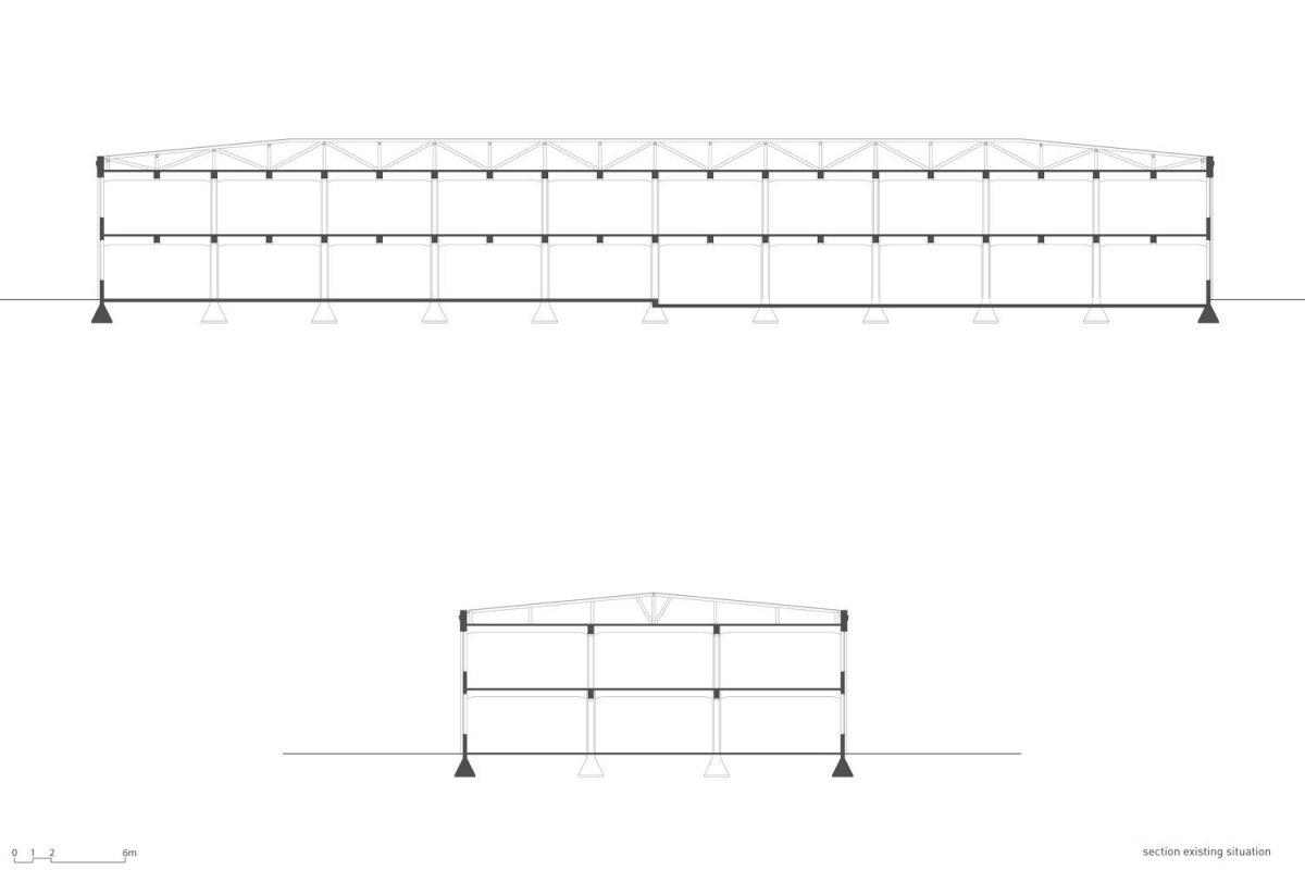 De Lakfabriek, původní řez, Wenink Holtkamp Architecten
