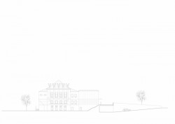 Revitalizace areálu Sokolovny v Rokycanech, Rusina Frei architekti / Martin Rusina, Martin Frei, Gabriela Sládečková, pohled sever a jih