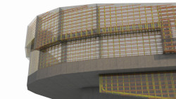 Sky Park Residence, Bratislava - statická část - detail