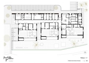 Mateřská škola Doubek v Pardubicích, Med Pavlík architekti: Půdorys
