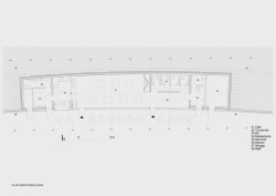 Ghilardi+Hellsten Arkitekter, Odpočívadlo a stezka na ostrově Eldhusøya, půdorys obslužní části, výkres