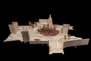 Revitalizace Mendlova náměstí v Brně, Chybík+Krištof, dílna Michala Palaščáka, model